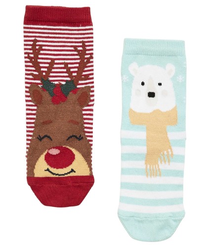 Christmas Socks - Children's Pack of 2