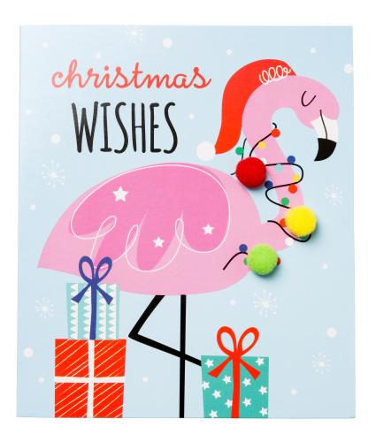 Festive Flamingo Christmas Cards - Pack of 6