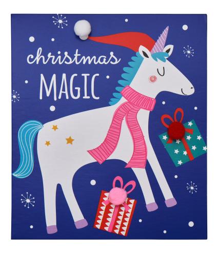 Magical Christmas Unicorn Christmas Cards - Pack of 6