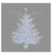 Solo Silver Holo Tree Welsh Bilingual Christmas Cards - Pack of 10