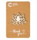 Lotus Flower Pin Badge