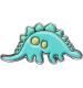 Stegosaurus Dino Pin Badge