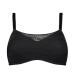 Amoena Amber Pocketed Non-Wired Camisole Bra in Black