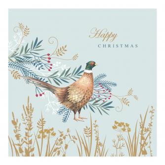 Winter Pheasant Christmas Cards - Pack of 10