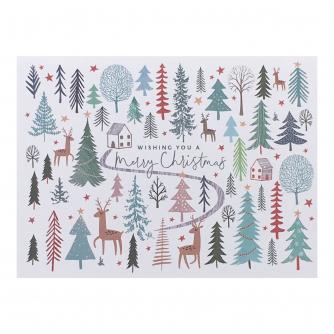 Winter Duo Christmas Cards - Pack of 16