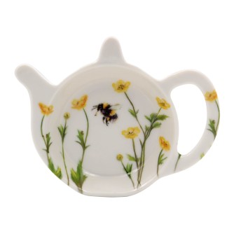 Floral Bee Teabag Tidy