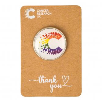 Cancer Research UK Pride Pin Badge