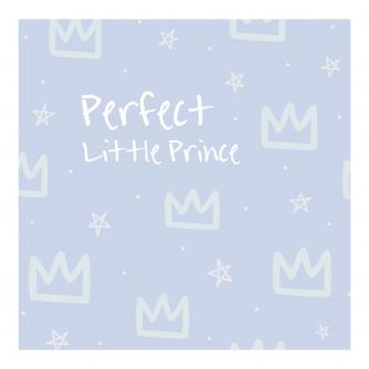 Perfect Little Prince New Baby Greetings Card