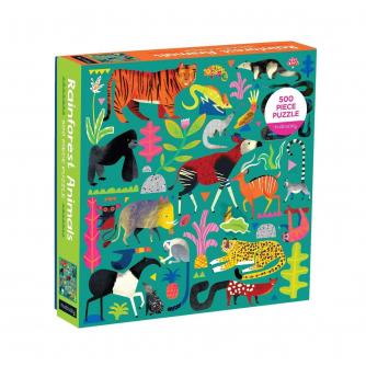 Rainforest Animals 500 Piece Jigsaw Puzzle