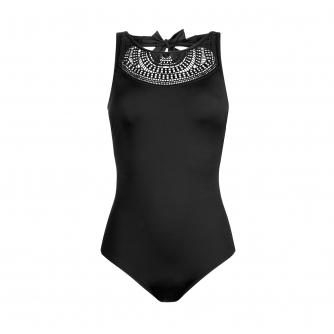 Amoena Argentina Pocketed Swimsuit in Black